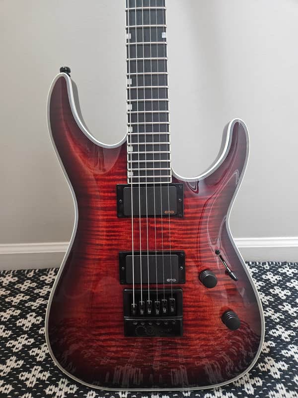 ESP LTD MH-1000 Evertune Dark Brown Sunburst w/Gator Transit Bag image 1