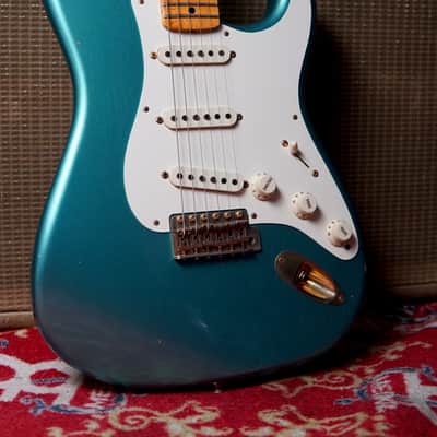 Fender Masterbuilt ’56 Stratocaster Journeyman Relic Yuriy Shishkov 2016 - Faded Green Metallic image 3