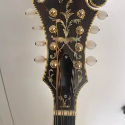 Unknown F Style Mandolin Estimated early/mid 20th century  - Maple image 5