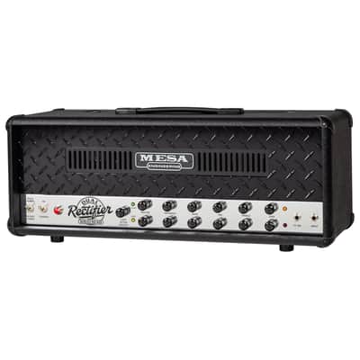 Mesa Boogie Dual Rectifier 90s 2-Channel Black Bronco / Chrome Chassis - Tube Amp Head for Electric Guitars image 3