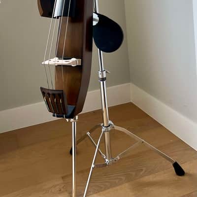 Yamaha SLB300 Electric Upright Bass w/Stand, Knee Support & Extension Frame image 10