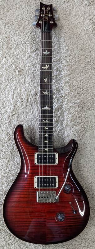 PRS - Paul Reed Smith Custom 24 Fire Red Elec. Guitar - 10 Top in Hardshell Case image 1