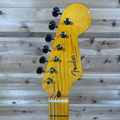 Fender Eric Johnson Stratocaster Electric Guitar - White Blonde image 3