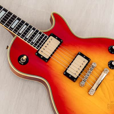 1984 Greco Mint Collection EG500C Custom Vintage Guitar Cherry Sunburst w/ Screamin PAFs, Japan Fujigen image 7