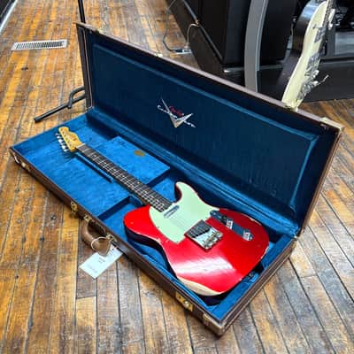 Fender Custom Shop Limited Edition 1961 Telecaster Relic Aged Candy Apple Red w/Hard Case image 9