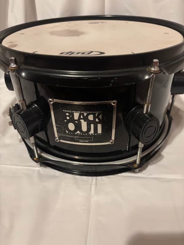 PDP All maple-Blackout snare 10” 2008 - Black image 1