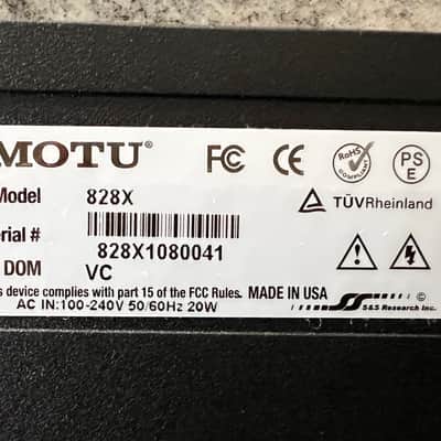 MOTU 828x Thunderbolt / USB 2.0 Audio Interface image 5
