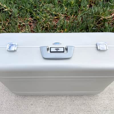 Buchla Tiptop 200t series with BPNYC ZERO Halliburton Eurorack Modular Travel Case SILVER 122hp 9U w/MARF image 14