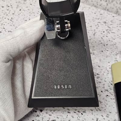Vintage Microphone Tesla AMD 206L / 3pin connector + holder AYM 104 image 12