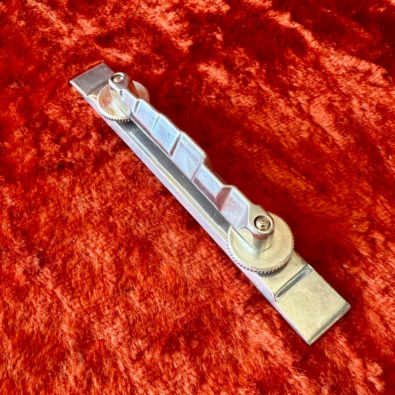 Bigsby Archtop electric guitar bridge 1960’s - Chrome original vintage USA Gibson Gretsch guild epiphone image 1