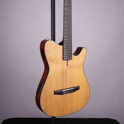 Ibanez FRH10NNTF Thinline Nylon Acoustic-electric Guitar - Natural image 3