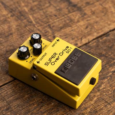 Boss SD-1 Super OverDrive (Silver Label) 1997 - Present - Yellow image 2