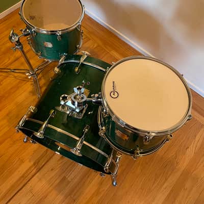 Yamaha Maple Custom 22/14/12 - Turquoise Lacquer image 22