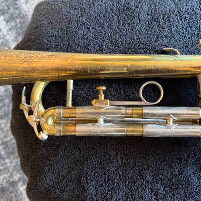 King Liberty 2B Trumpet 1945-1946 - rebuilt valves! image 9