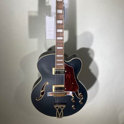 Ibanez Hollow Electric Guitar AF75G-BKF -Pro-SetUp-with Free Case image 3