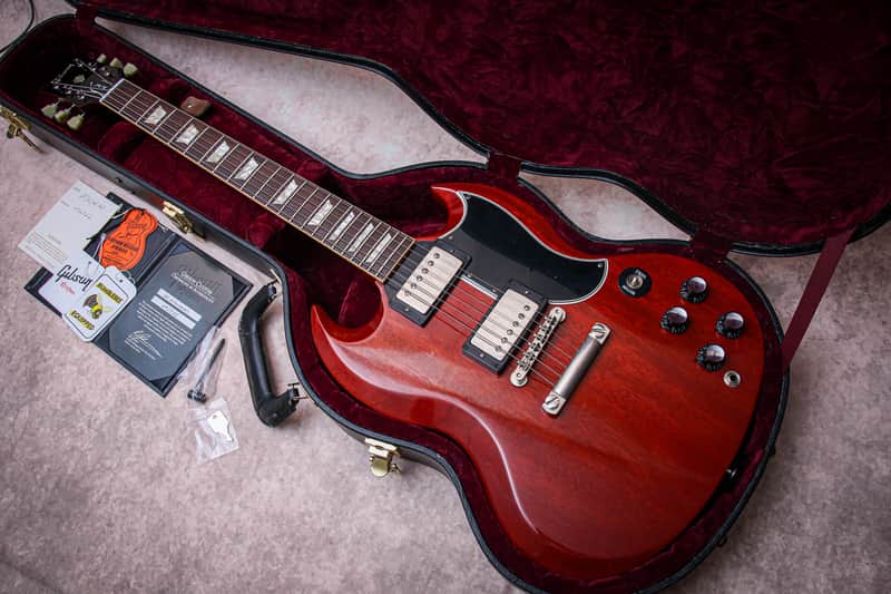 GIBSON USA Custom Shop '61 Les Paul SG Standard Reissue "VOS Faded Cherry" (2010) image 1