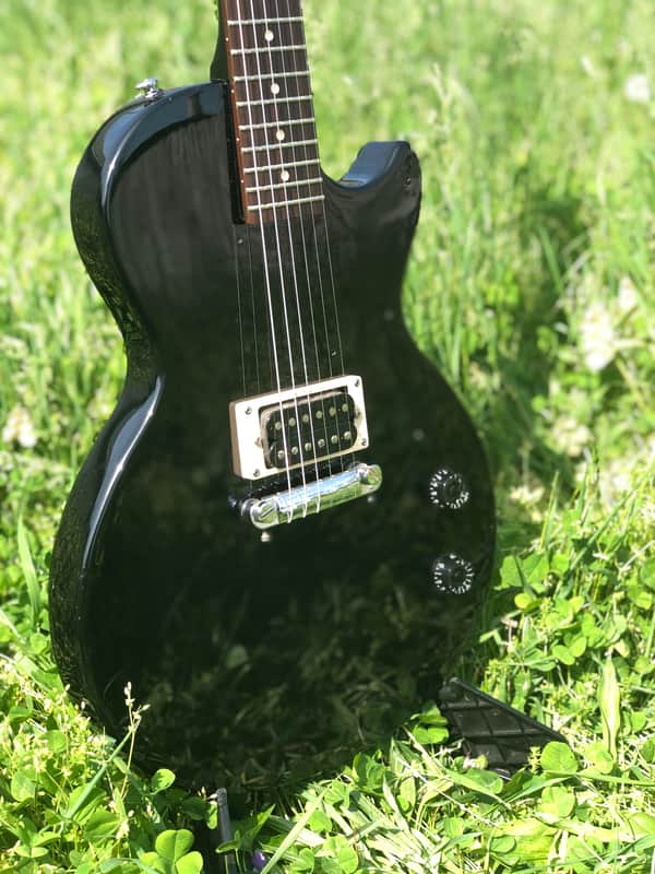Epiphone Black Les Paul Junior Model | Reverb