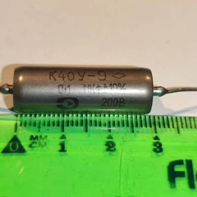 50pcs 0.1uF 200V K40Y-9 Vintage PIO guitar tone capacitors NOS Paper in Oil NIB image 3