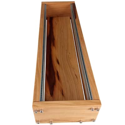 3U / 104HP Eurorack Case LUNA • Rails + Threaded strips • Solid apricot • Unpowered image 4