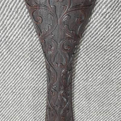 Doublebass Tailpiece Round Model 3/4 size in Rosewood image 2