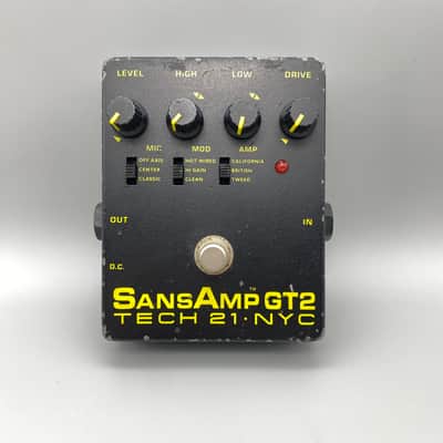 Tech 21 SansAmp GT2 Tube Amp Emulation Pedal | Reverb