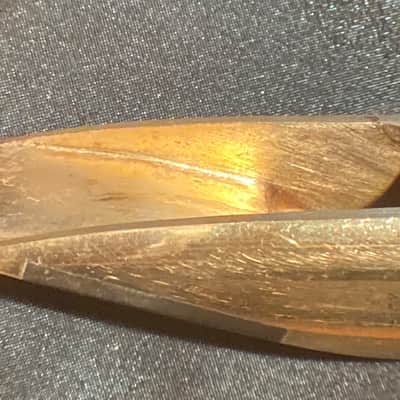 Used Selmer USA Long Neck Metal Tenor Sax 7 Star Mouthpiece; leather ligature and cap image 7