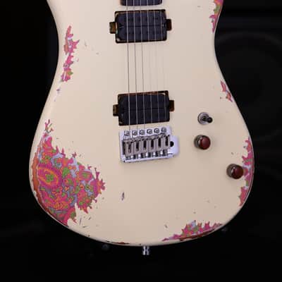 Cream Over Paisley HH Strat by Dhatarattha image 5