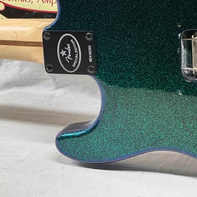 Fender Special Edition FSR Flip Flop Standard Stratocaster Guitar - upgraded! 2004 - Green-Blue image 14