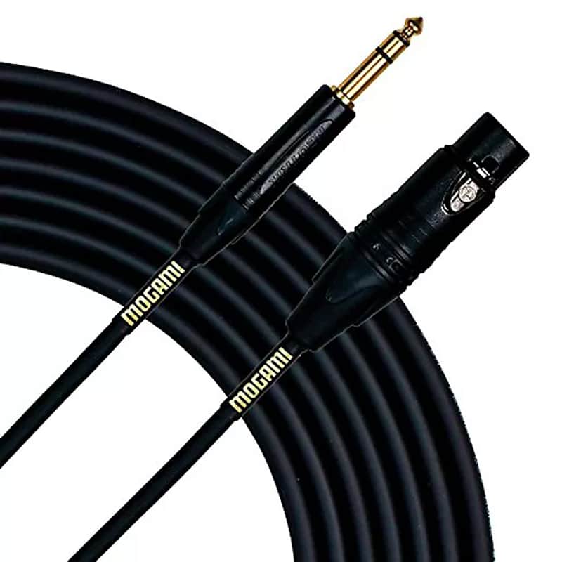 Mogami Gold-TRSXLRF-10 TRS to XLR Female - 10' image 1