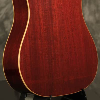 1966 Gibson B-45-12 string Dreadnought flattop acoustic Cherry Sunburst image 15