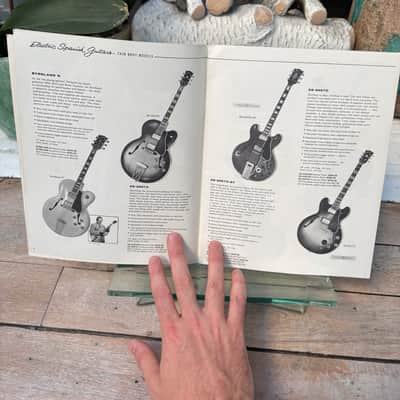 1959-1960 Gibson Full Line Catalog Les Paul ES Rare Vintage Case Candy Brochure Burst image 4