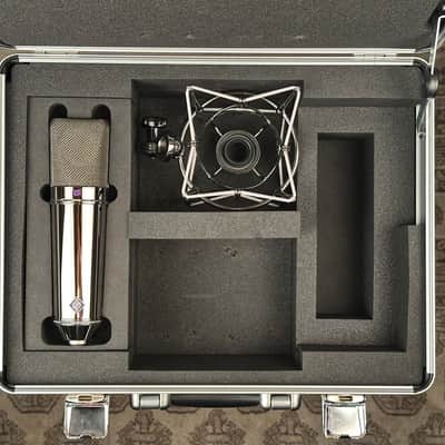 Neumann U 87 Rhodium Set Limited Edition Condenser Microphone 2017. U87 U87Ai U 87 Ai. 50th Anniversary. image 2
