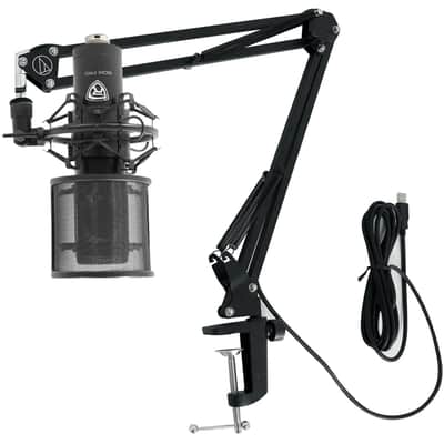 Rockville RCM PRO Studio/Recording Condenser Microphone+Audio Technica Boom Arm image 1