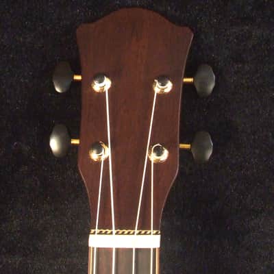 Handmade Left-Handed Baritone Ukulele, Solid Spruce, Rosewood Cutaway, 4 String, Soft-bag, Bruce Wei UAC19-2002 image 2
