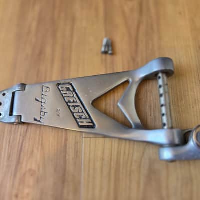 Vintage Early 1960's Gretsch B6 Bigsby Vibrato Tailpiece w/ Spring, Mounting Screws! image 2