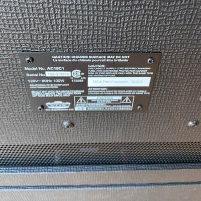 Vox AC15C1 Custom 2-Channel 15-Watt Amp image 7