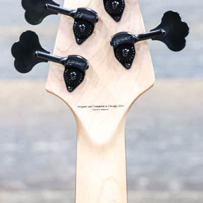 Lakland Skyline Series 55-01 Deluxe Spalted Maple Natural 5-String Electric Bass image 6