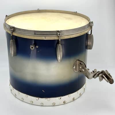 Used Vintage Slingerland Radio King 4pc Drum Set Blue Duco - Good image 11