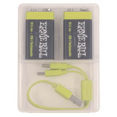 Ernie Ball USB-C Rechargeable Battery by Paleblue - 9V, 2-pack image 4