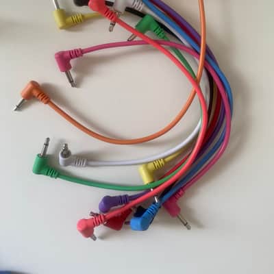 Lot câbles patch Eurorack 3,5 mm – 85 câbles + Befaco neufs + attache velcro image 2
