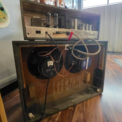 Silvertone 1484 Twin Twelve 60-watt - Modded Tube Amp Head and Speaker Cabinet image 9