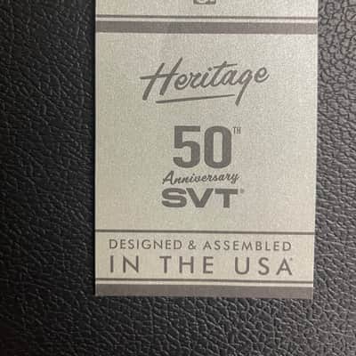 Ampeg Heritage 50th Anniversary SVT 2-Channel 300-Watt Bass Amp Head 2019 - Present - Black image 11
