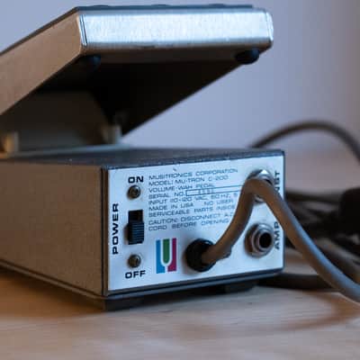 Mu-Tron Musitronics C-200 Volume-Wah Pedal 1970s image 4