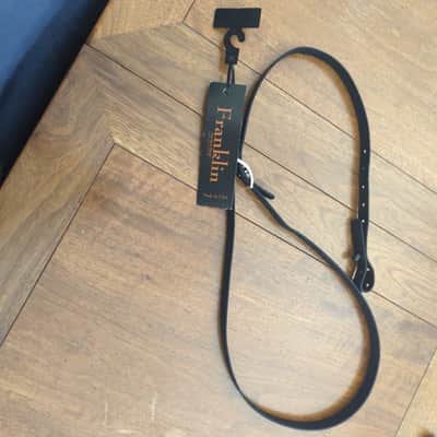 Franklin Straps M1-BK Glove Leather Mandolin Strap - Black image 2