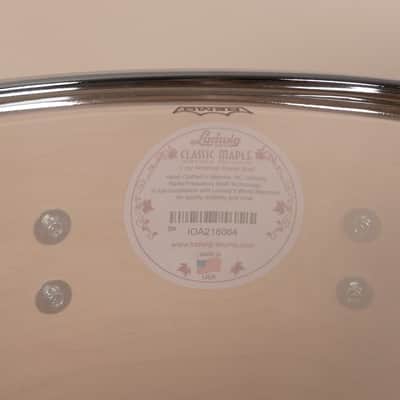 Ludwig Classic Maple Green Sparkle Downbeat Drum Set image 2