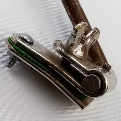 WFL Gull Wing Bass Drum Spur/Leg Nickel Vintage 40s-50s Stage Right Ludwig Mount image 2