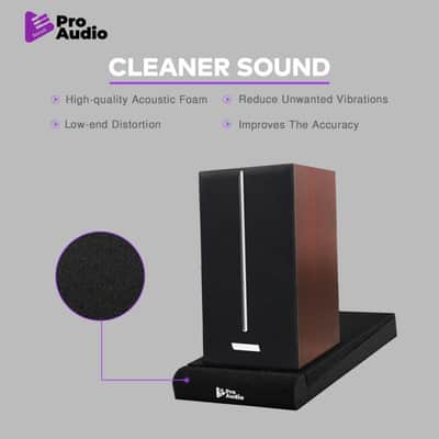 FocusProAudio Medium Studio Monitor Isolation Pads for 5-Inch Speakers (Pair) image 6