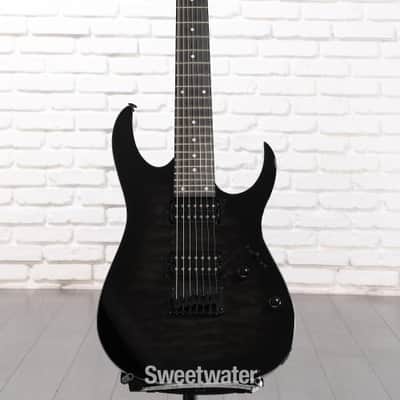 Ibanez Gio GRG7221QA Electric Guitar - Transparent Black Sunburst (GRG7221QATKSd1) image 1