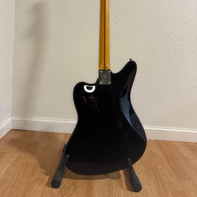Fender Jaguar Baritone Special 2009 - Black HH image 2