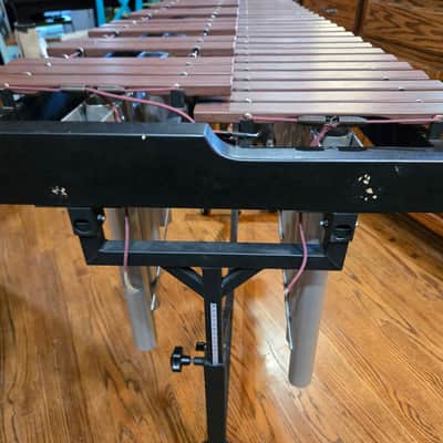 Ross R409 3 Octave Marimba with Height-Adjustable Rolling Stand and Padded Gig Bag – Local Pickup Only image 3